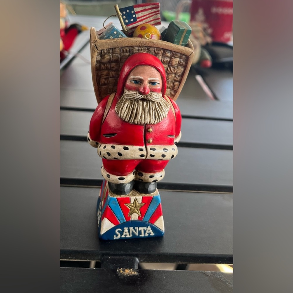 Leo Smith folk art Christmas ornament.